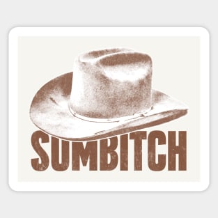 Sumbitch / Smokey & The Bandit Quote Design Sticker